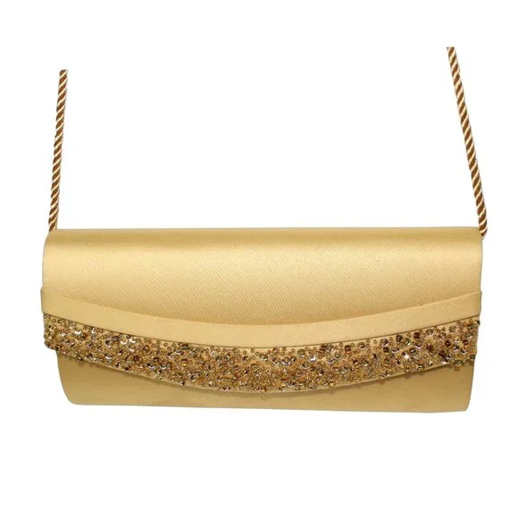 Vanessa Vintage Gold Beaded Handbag - Picture 3 of 3